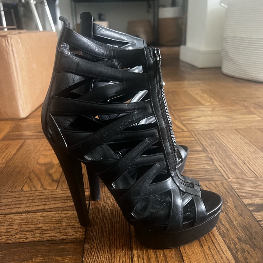 Caged Gucci Platforms